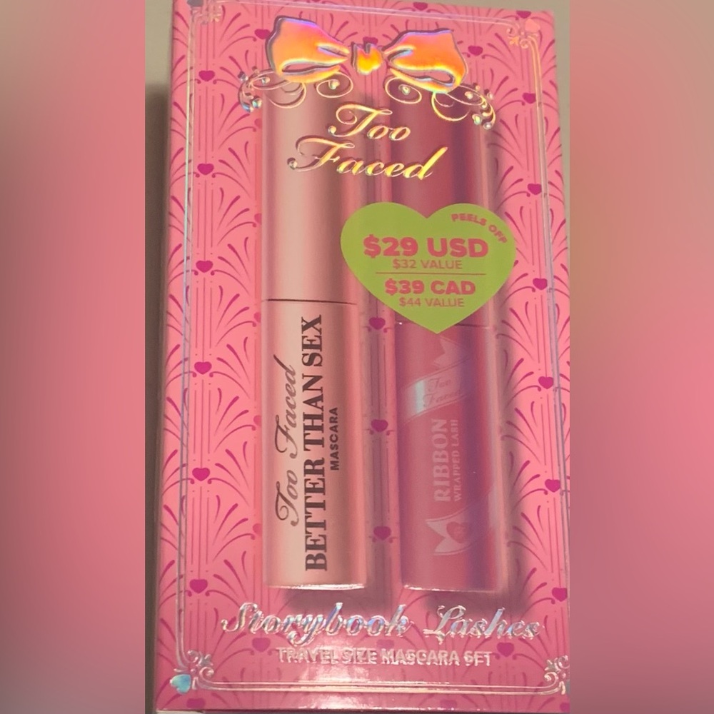 Too Faced Better Than Sex Mascara travel size NWT/NIB
